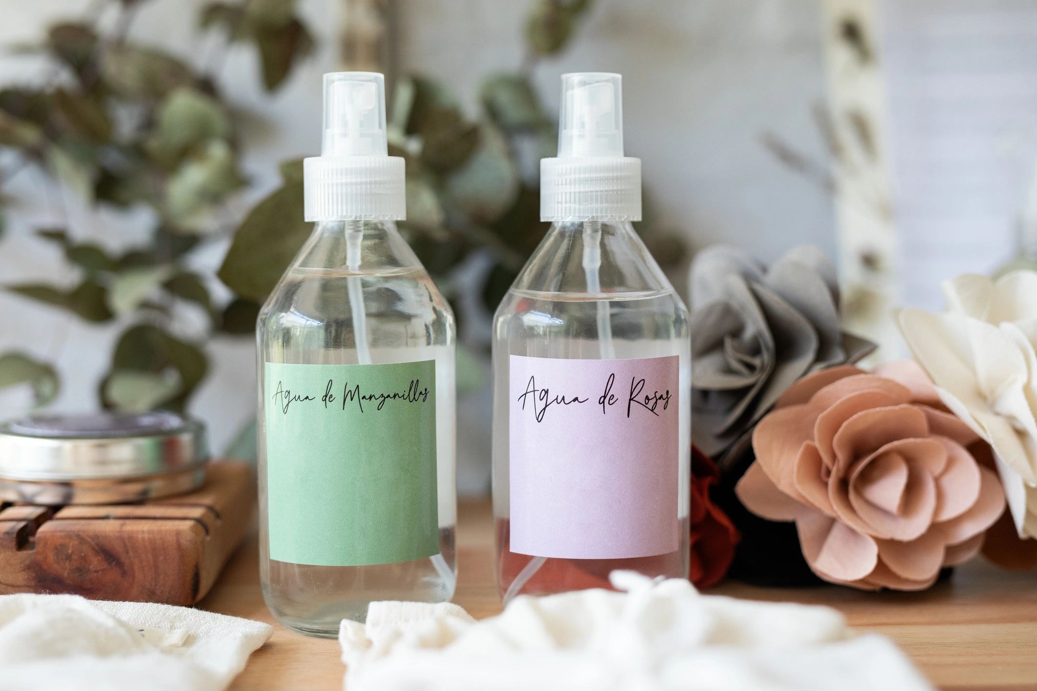 Agua de Manzanilla, Agua de Rosas — featured product